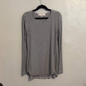LOFT striped long sleeve t shirt